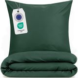 Blumtal - Evolon® Dekbedovertrek - Donkergroen - Anti-Allergisch - 240 x 220 cm - 2 Kussenslopen 65 x 65 cm