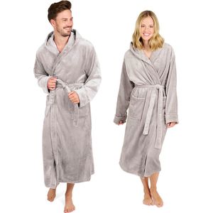 Badjas - Uniseks - Zacht - Met Capuchon - 2 Zakken - Machinewasbaar