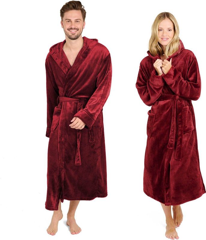 Badjas - Uniseks - Zacht - Met Capuchon - 2 Zakken
