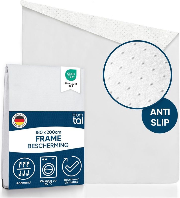 Blumtal - Matrasbeschermer - Oeko-TEX gecertificeerd - 180x200cm - Met antislip laag