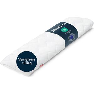 Blumtal - Zijslaper Kussen - 45x200 cm - Oeko-TEX Gecertificeerd - Gewatteerd Positioneringskussen