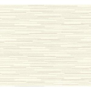 Steen tegel behang Profhome 709721-GU vliesbehang glad met natuur patroon mat wit grijs 5,33 m2