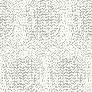 Grafisch behang Profhome 333732-GU vliesbehang glad met grafisch patroon mat zilver wit 5,33 m2