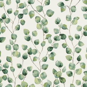 Natuur behang Profhome 370441-GU vliesbehang glad met natuur patroon mat groen wit 5,33 m2