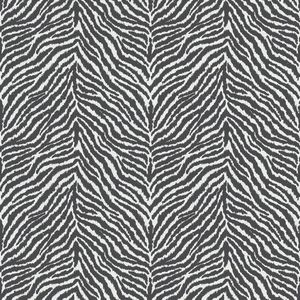 Dieren patroon behang Profhome 371201-GU vliesbehang licht gestructureerd met dieren patroon mat zwart wit 5,33 m2