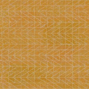 Grafisch behang Profhome 371743-GU vliesbehang glad met grafisch patroon mat geel goud 5,33 m2
