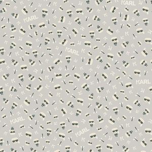 Exclusief luxe behang Profhome 378433-GU vliesbehang glad design mat lichtgrijs zwart wit 5,33 m2
