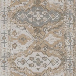 Etnisch behang Profhome 378683-GU vliesbehang licht gestructureerd in etnisch stijl mat wit beige grijs bruin 5,33 m2