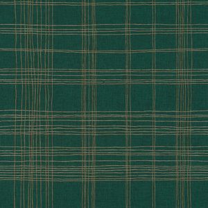 Grafisch behang Profhome 379193-GU vliesbehang licht gestructureerd met grafisch patroon glanzend groen goud 5,33 m2