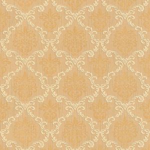 Textiel look behang Profhome 956293-GU textiel behang gestructureerd in textiel look mat oranje beige 5,33 m2