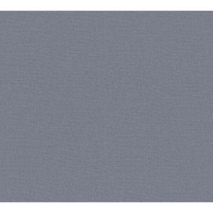 Uni kleuren behang Profhome 387447-GU vliesbehang hardvinyl warmdruk in reliëf licht gestructureerd in used-look mat blauw duifblauw blauwgrijs 5,33 m2