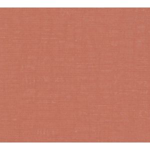 Uni kleuren behang Profhome 387458-GU vliesbehang hardvinyl warmdruk in reliëf licht gestructureerd in used-look mat oranje zalmrood roodoranje 5,33 m2