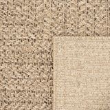 the carpet Kansas - stevige binnen- en buitentapijt in natuurlijke jute-look, weerbestendig, geschikt voor terras en tuin, ruitpatroon, Natuur, 80 x 150 cm