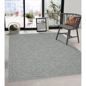FLANDERS - Grijs, vloerkleed met franjes, laagpolig | Woodman Carpet
