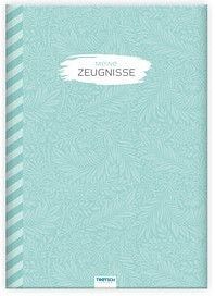 TRÖTSCH VERLAG Zeugnismappe DIN A4, 10 Hüllen Floral
