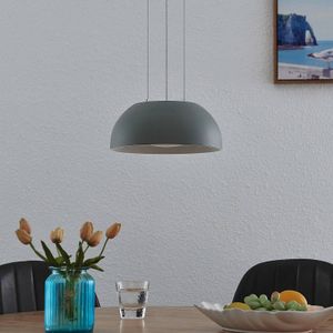 Lindby Juliven LED hanglamp, grijs, 32 cm