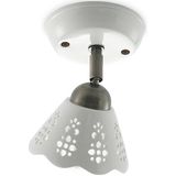 Lindby - Efgenia - Spot - Wit / Opaal - Dimbaar - Keramiek - Landelijk