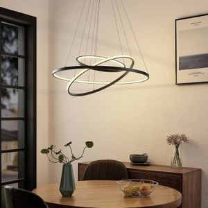 Lucande Filippa LED hanglamp met 3 ringen