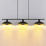 Lindby - hanglamp - 3lichts - IJzer - E14 - zwart, goud