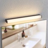 Lindby - Wandlamp - 1licht - Aluminiu - Staa - Acryl - H: 4 cm - Mat Zwar - Wit