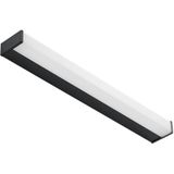 Lindby - Wandlamp - 1licht - Aluminiu - Staa - Acryl - H: 4 cm - Mat Zwar - Wit