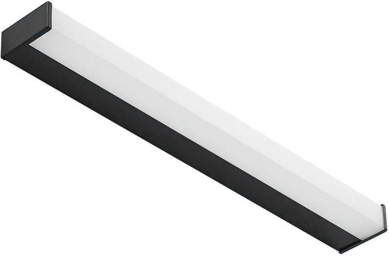 Lindby - Wandlamp - 1licht - Aluminiu - Staa - Acryl - H: 4 cm - Mat Zwar - Wit