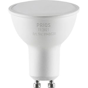 PRIOS - GU10 LED-lamp - kunststof - GU10