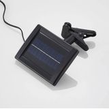 Lindby - Solar Tuinverlichting - 8 Lichts - Polyethylee - Ijzer - H: 42 cm - Lichtbrui - Zwart