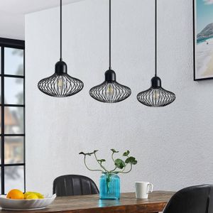 Lindby - Pendelleuchte 'Justinos' aus Metall für Wohnzimmer & Esszimmer von