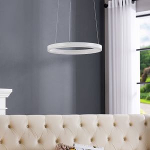 Arcchio Albiona LED hanglamp, wit, 40 cm