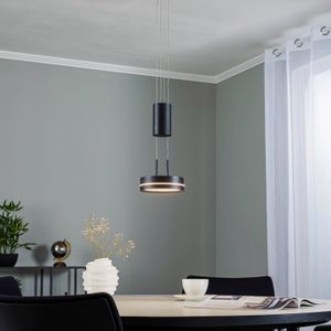 Lindby LED hanglamp 1-lamp antraciet