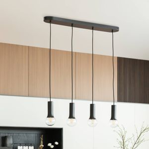 Lindby Fipas hanglamp zonder kappen, 4-lamps