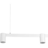 Arcchio - hanglamp - 3lichts - aluminium, keramiek - GU10 - wit