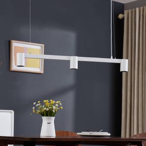 Arcchio Brinja hanglamp wit 3-lamps langwerpig