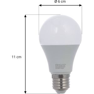 E27 dimbare LED lamp A60 opaal 9W 806 lm 2700-6500K