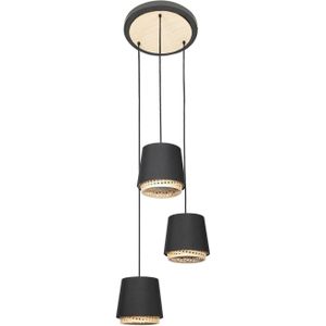 Lindby Ananya hanglamp, rondel, 3-lamps