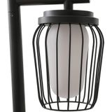 Lucande Tuinpadverlichting Chandan, 100 cm, zwart, aluminium