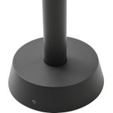 Lucande Tuinpadverlichting Chandan, 100 cm, zwart, aluminium
