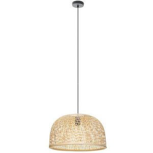 Lindby hanglamp Dabila, bamboe, Ø 45 cm, E27