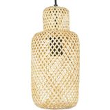 Lindby - Venora - Hanglamp - Licht Hout - Dimbaar - Bamboe - Landelijk
