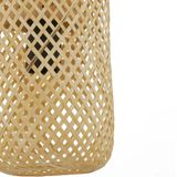 Lindby - Venora - Hanglamp - Licht Hout - Dimbaar - Bamboe - Landelijk