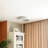 Lindby - Yasmen - Smart LED Plafondlamp - Wit - Metaal - CCT
