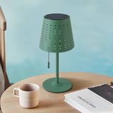 Lindby - Solar buitenverlichting- met dimmer - 1licht - Ijzer, plastic - H: 30 cm - saliegroen - Inclusief lichtbron