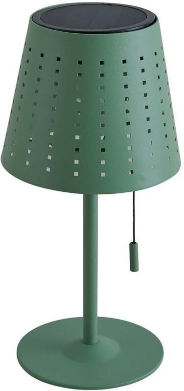 Lindby - Solar buitenverlichting- met dimmer - 1licht - Ijzer, plastic - H: 30 cm - saliegroen - Inclusief lichtbron