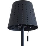 Lindby - Solar buitenverlichting- met dimmer - 1licht - Ijzer, plastic - H: 30 cm - zwart - Inclusief lichtbron