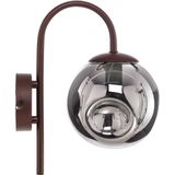 Lindby - Valentina - Wandlamp - Bruin - Dimbaar - Design - Metaal