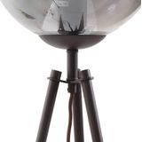 Lindby - Valentina - Vloerlamp - Rookgrijs - Glas - 150 cm