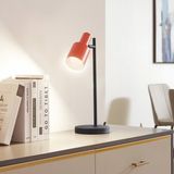 Lindby Tafellamp 1licht IJzer H: 45 E27 oranje, zwart