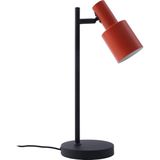 Lindby Tafellamp 1licht IJzer H: 45 E27 oranje, zwart