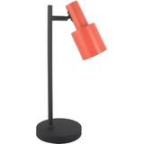 Lindby Tafellamp 1licht IJzer H: 45 E27 oranje, zwart